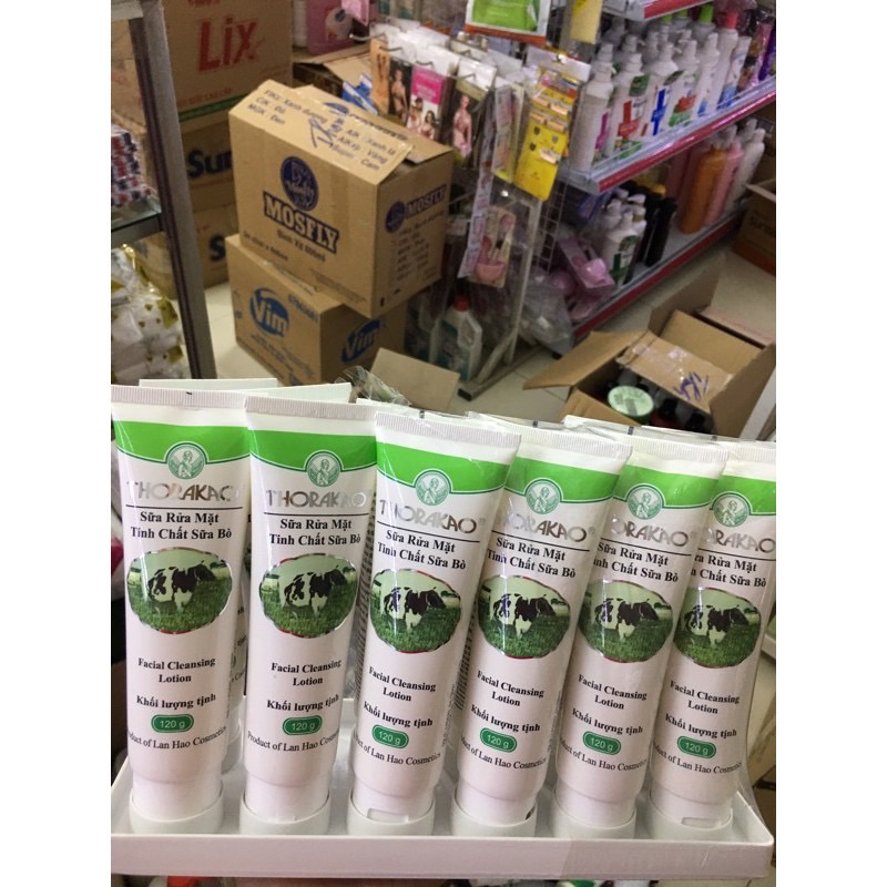 Sữa rửa mặt làm trắng da mịn màng tươi sáng ngừa mụn bo THORAKAO 120ml
