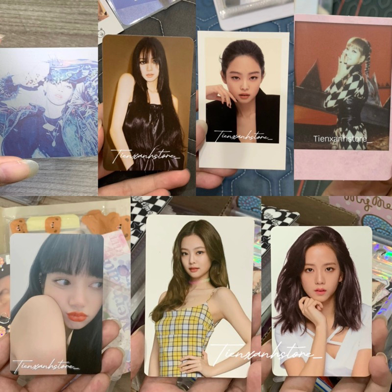 [Official-có sẵn] bộ ảnh thẻ card Blackpink Lisa Jennie Rosé Jisoo (đọc kĩ mô tả)