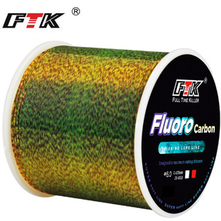 Cước câu FTK Fluoro carbon 3D tàng hình 500m tàng hình siêu khỏe