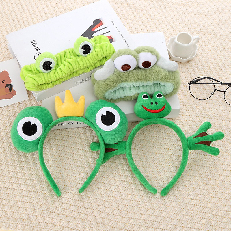 N42 Băng đô bờm tóc nữ ếch xanh