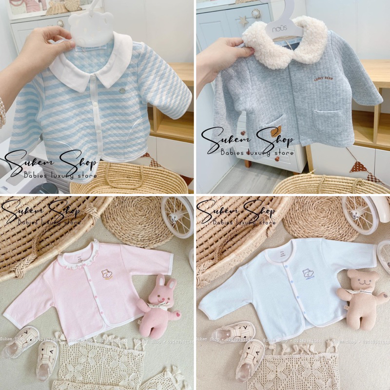 -Áo khoác trần bông ấm áp chính hãng (3-6M đến 18-24M)