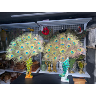 Bình Chim Công Composite Cắm Lông Công
