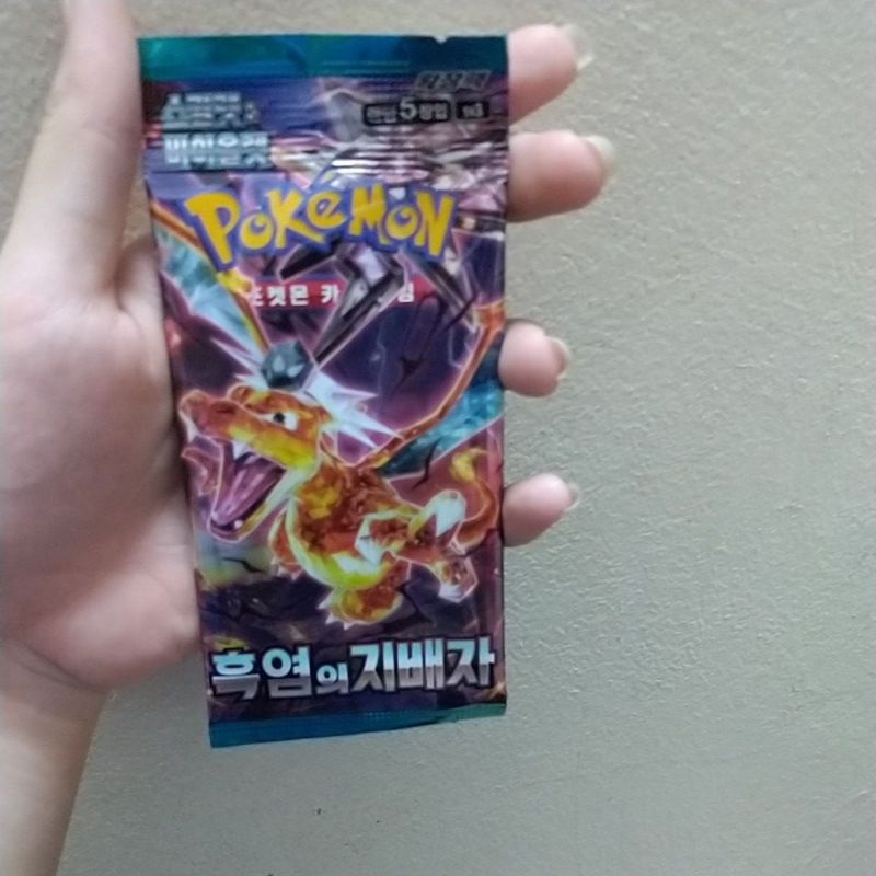 01 pack thẻ pokemon Hàn Quốc sv3 chính hãng 100%