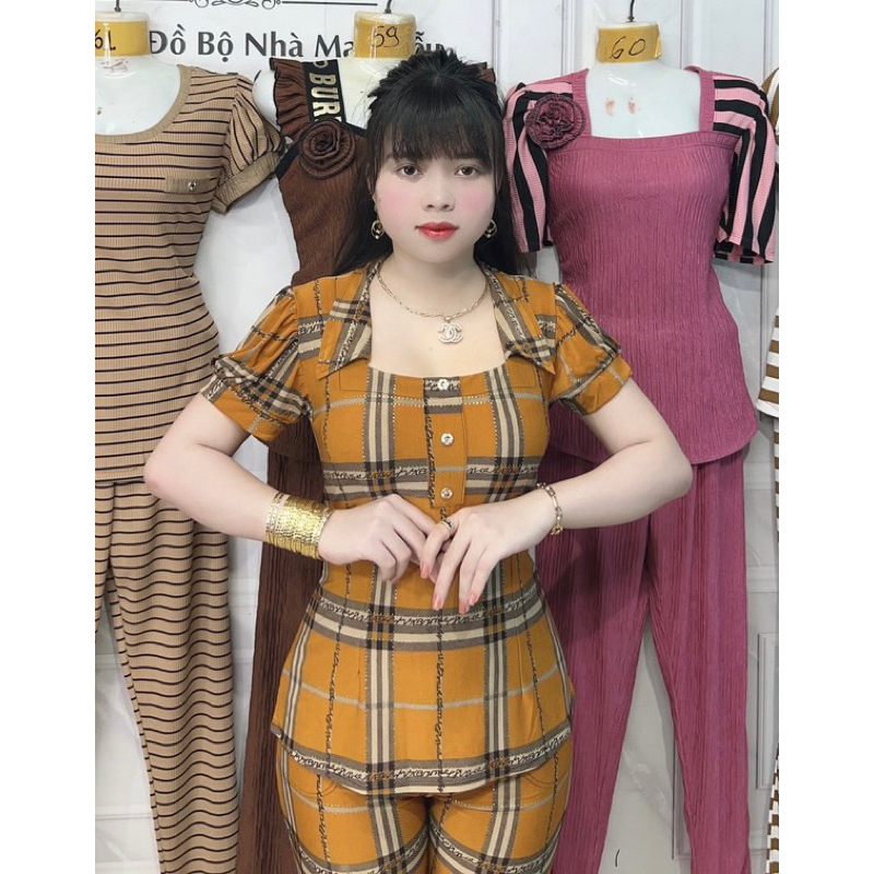 Bộ Thun Nhà May Bộ Mặc Nhà