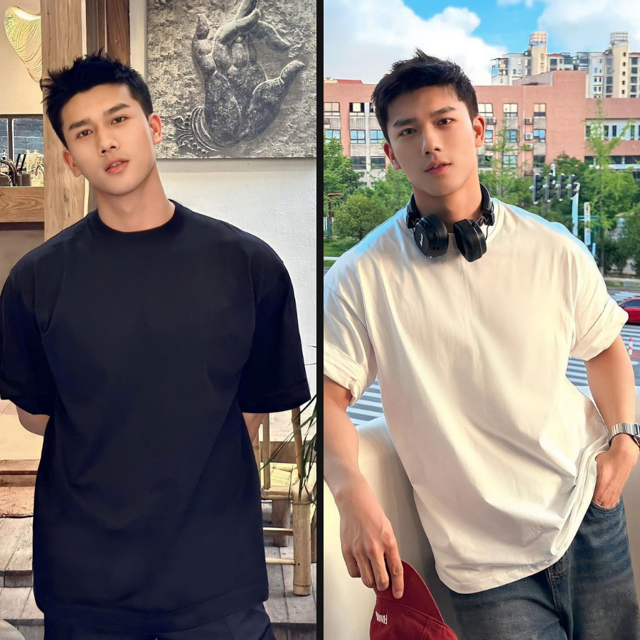 Áo Phông Tay Lỡ TRƠN - Áo Phông Unisex - Áo Thun nam nữ form rộng oversize cao cấp by MOSBY OFFICIAL