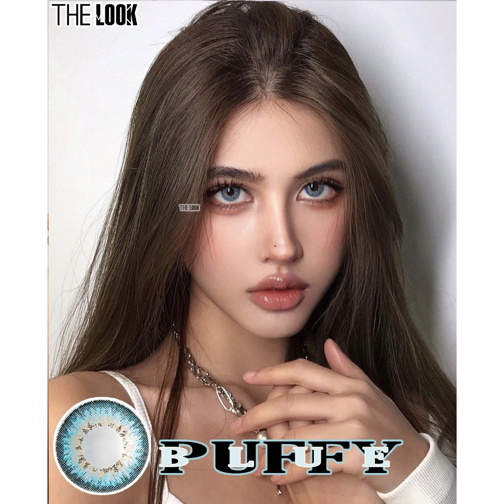 Kính Áp Tròng Puffy Blue - Original