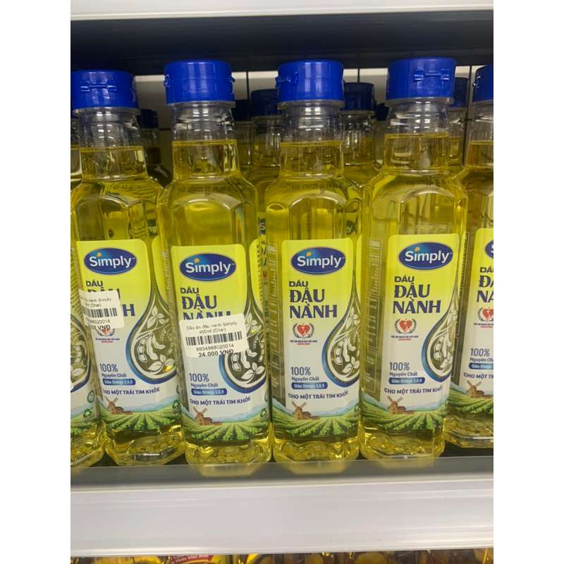 Chai nhỏ 400ml-Dầu ăn đậu nành Simply