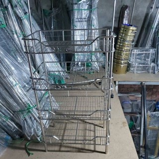 kệ chén inox 4 tầng