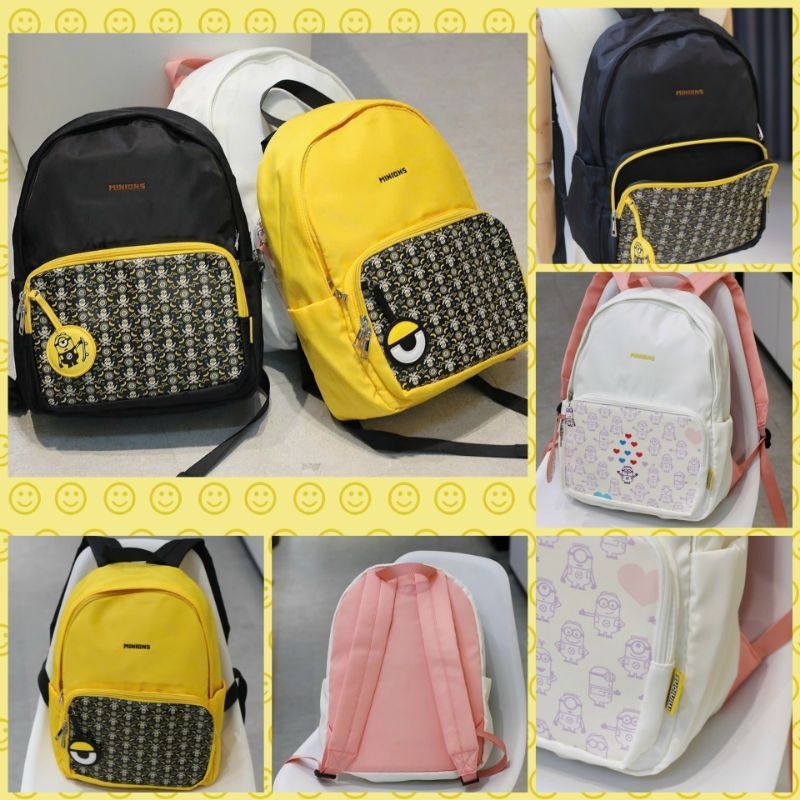 BALO HỌC SINH MINION BACKPACK XUẤT DƯ SIZE 27 CM