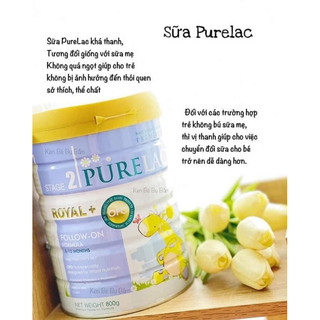 (Tặng kèm quà) Sữa PURELAC ROYAL+ 1,2,3