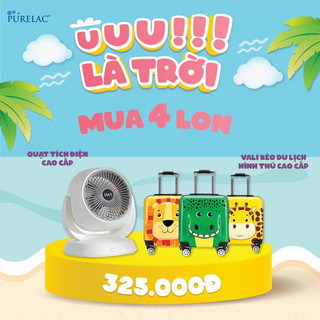 (Tặng kèm quà) Sữa PURELAC ROYAL+ 1,2,3