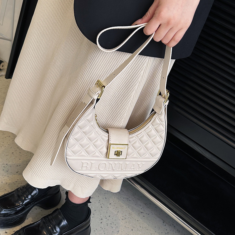 Túi xách nữ thời trang mới 2023, thiết kế niche, túi đeo chéo tinh tế, túi đeo vai, Xát nách đa năng và thời thượng.