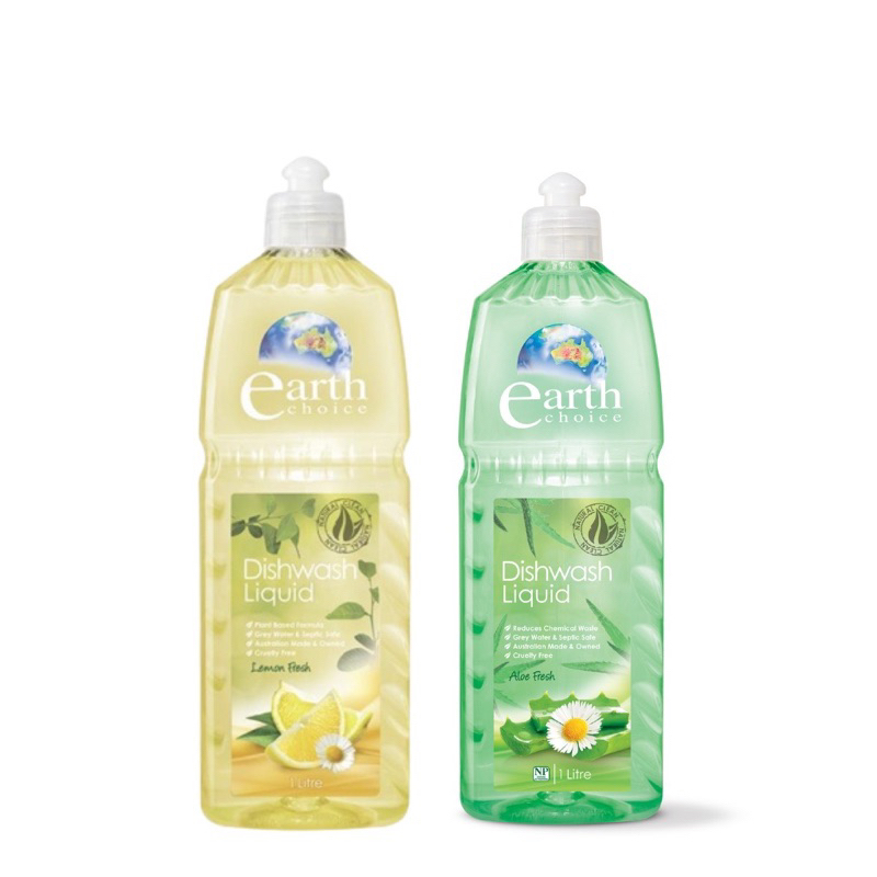 Nước rửa chén Earth Choise chiết xuất nha đam an toàn dịu nhẹ cho da