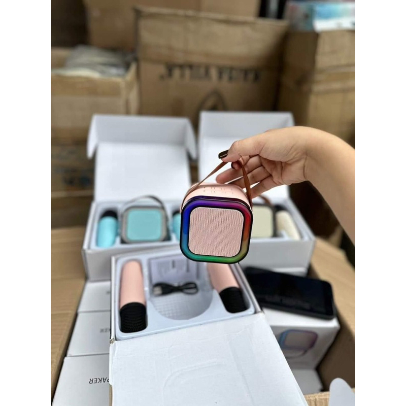 BỘ LOA Bluetooth KÈM 2 MiC- không kèm sticker