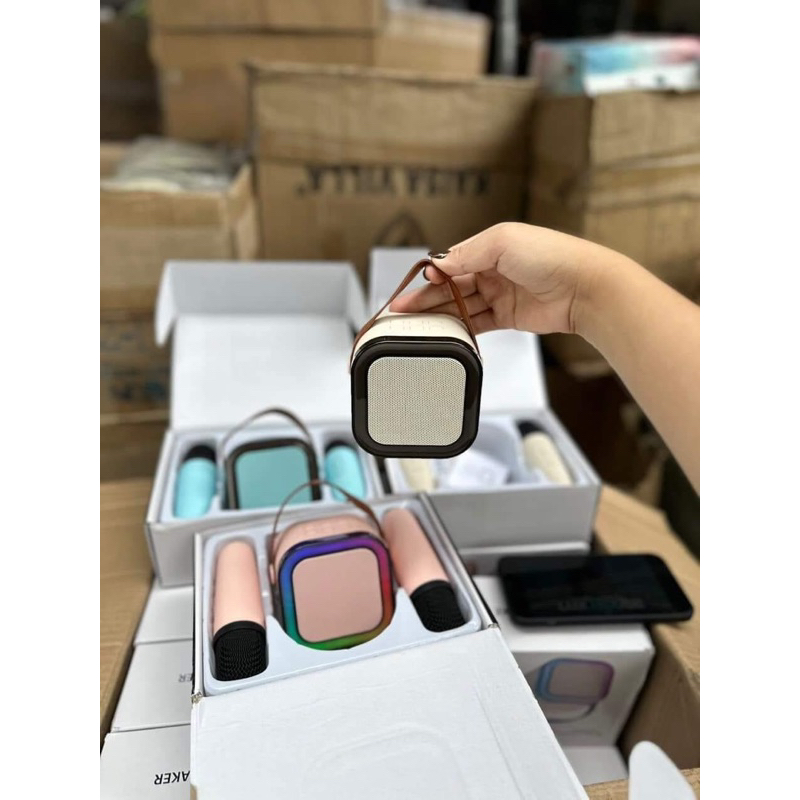 BỘ LOA Bluetooth KÈM 2 MiC- không kèm sticker