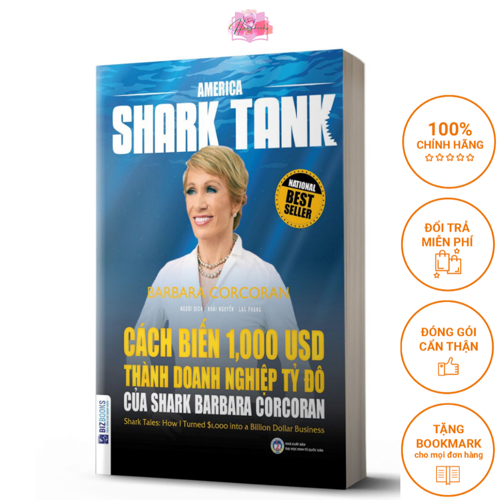 Sách - America Shark Tank: Cách Biến 1000 USD Thành Doanh Nghiệp Tỷ Đô Của Shark Barbara Corcoran