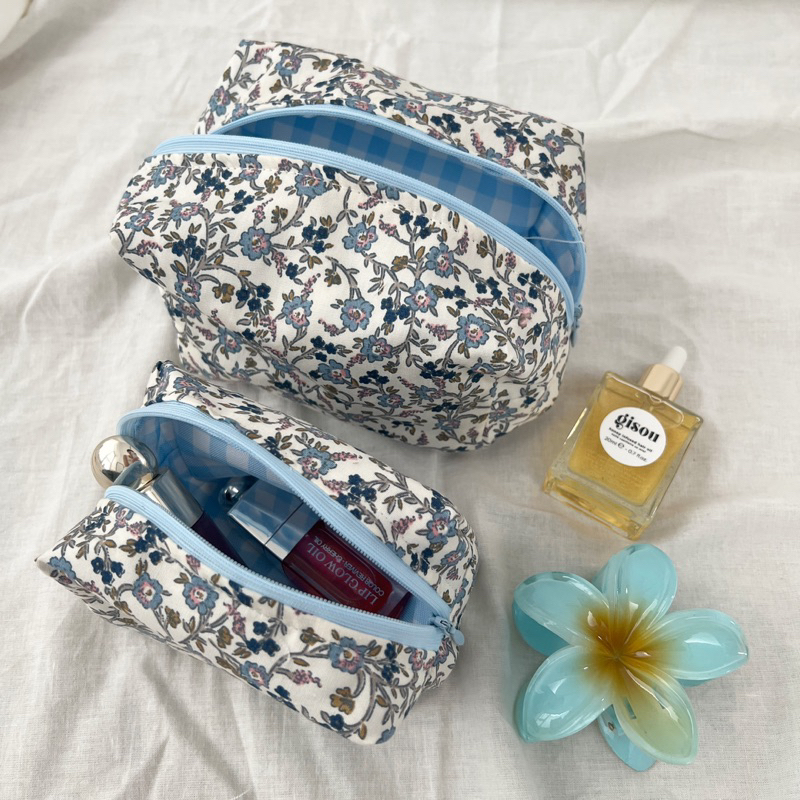 Túi hoa nhí đựng makeup