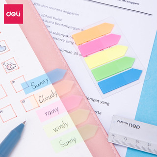 Giấy phân trang nhắn 5 màu Deli - A10602