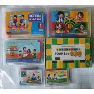 Bộ đồ dùng Thực Hành Toán và Tiếng Việt lớp 1-2-3-4-5 (giấy)NHM.