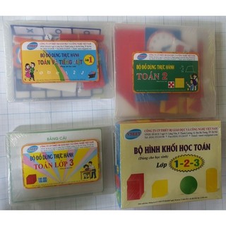 Bộ Đồ Dùng Thực Hành Toán và Tiếng viêt lớp 1 - 2 - 3 - 4 (giấy)Cty cp TBGD CN VN.