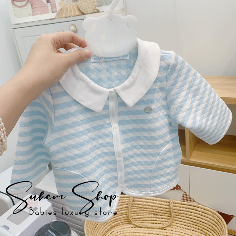 -Áo khoác trần bông ấm áp chính hãng