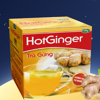 Trà Gừng hòa tan Hot Ginger Cozy (20 gói x 10g)