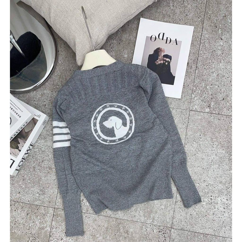 Áo cdg thêu chú chó