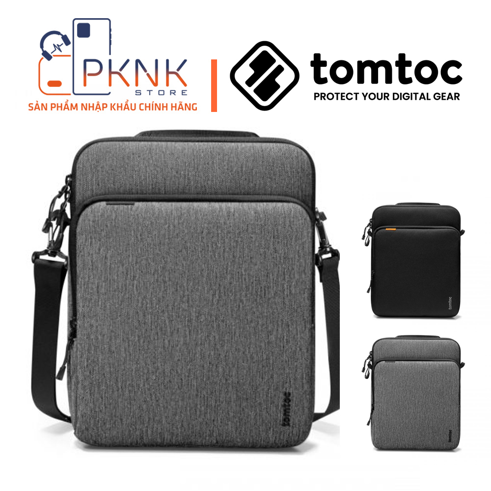 TÚI ĐEO CHÉO TOMTOC  TABLET SHOULDER BAG FOR IPAD PRO 4/3/2/1, 360 PROTECTION  11 INCH