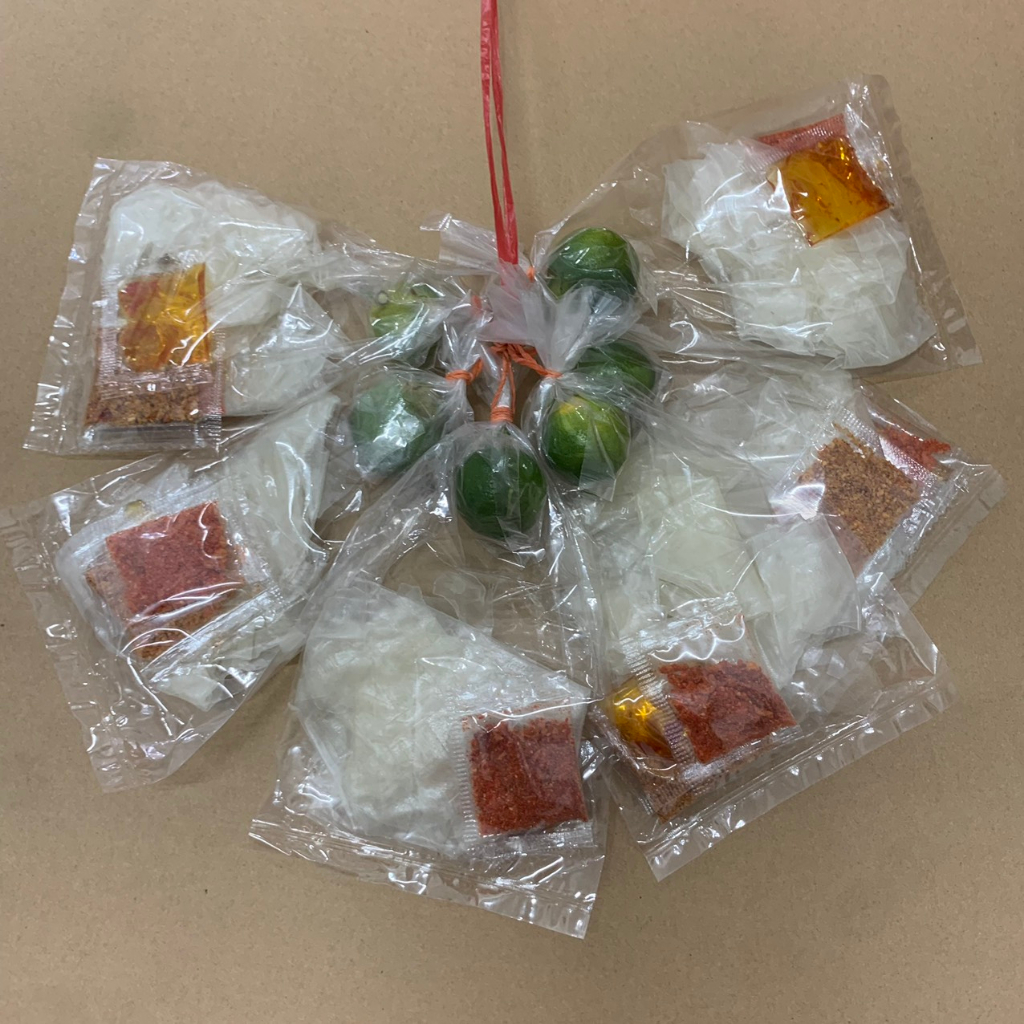 Bánh tráng phơi sương tắc xâu 10 bịch