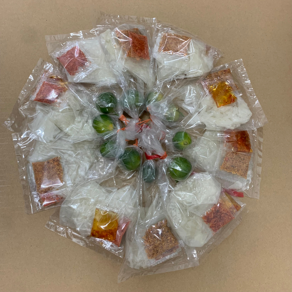 Bánh tráng phơi sương tắc xâu 10 bịch