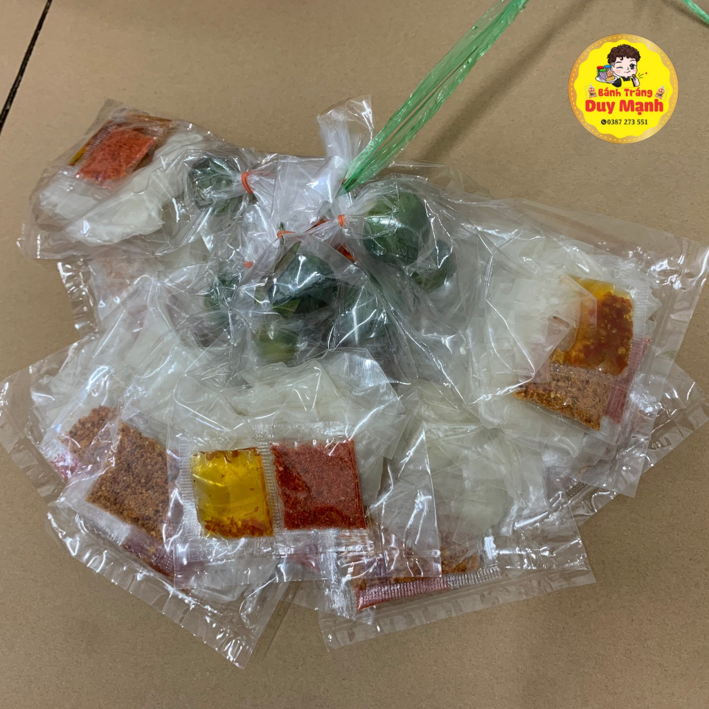 Bánh tráng phơi sương tắc xâu 10 bịch