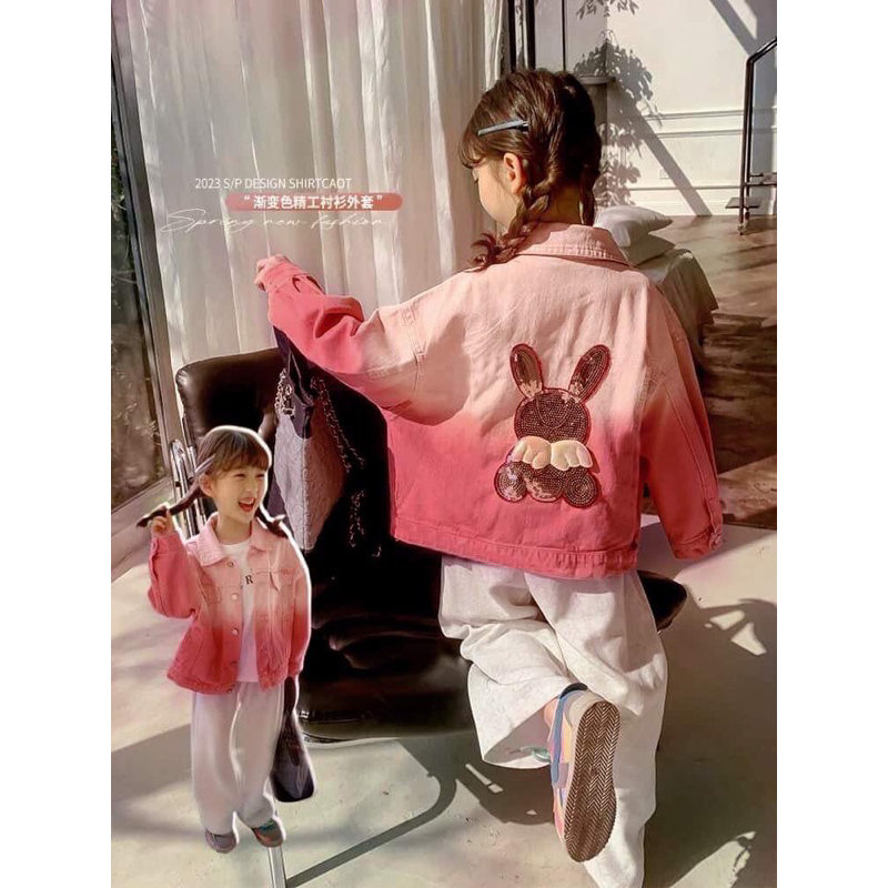 Áo khoác jean loang hot nhất 2023 cực xinh 10-32kg