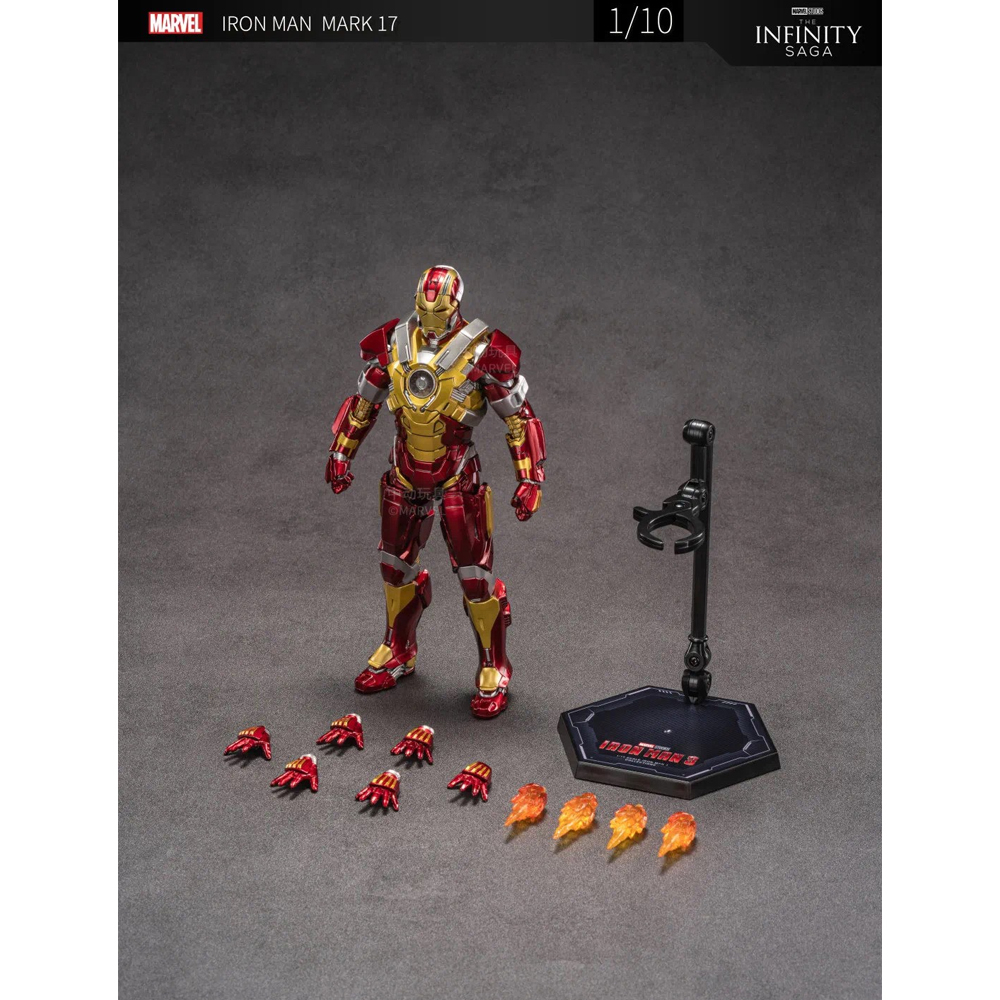 ( Hàng Có Sẵn) Mô hình Iron Man Mk17 ZD Toys Chính Hãng tỉ lệ 1:10