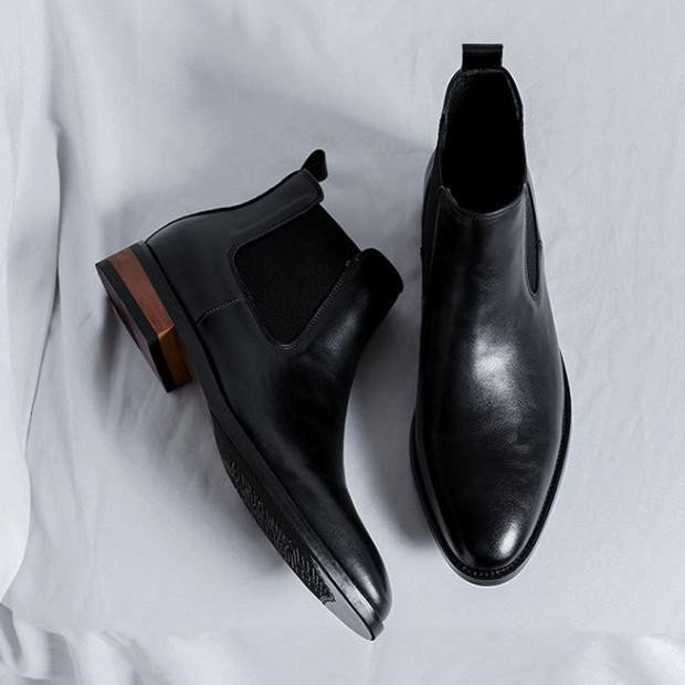 Giày Boot Nam - Chelsea Boots Nam Mũi Nhọn Cao Cấp Sang Trọng WALK GN441