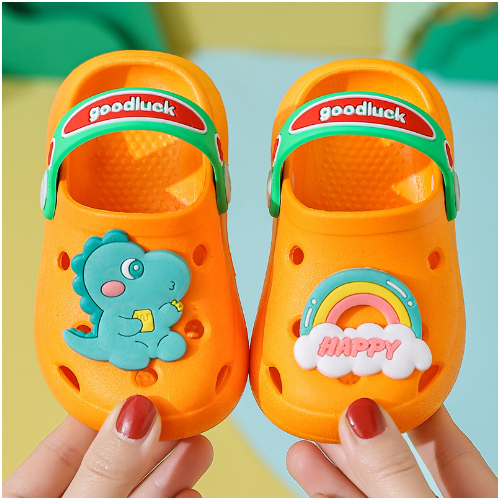 Dép sục cho bé chống trơn trượt hình kỳ lân cầu vồng dễ thương, nhiều màu cho bé trai bé gái DE461