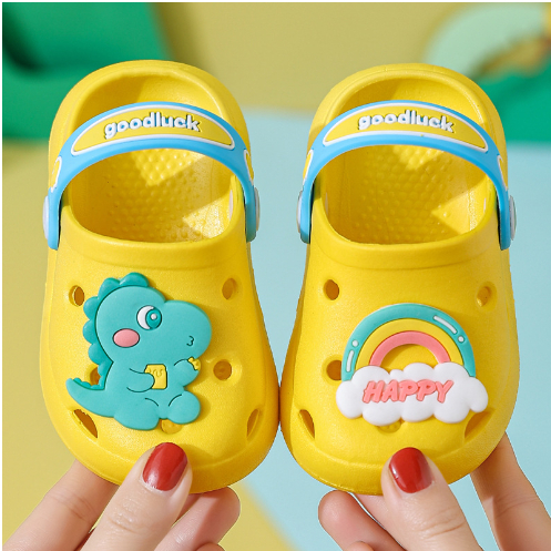 Dép sục cho bé chống trơn trượt hình kỳ lân cầu vồng dễ thương, nhiều màu cho bé trai bé gái DE461