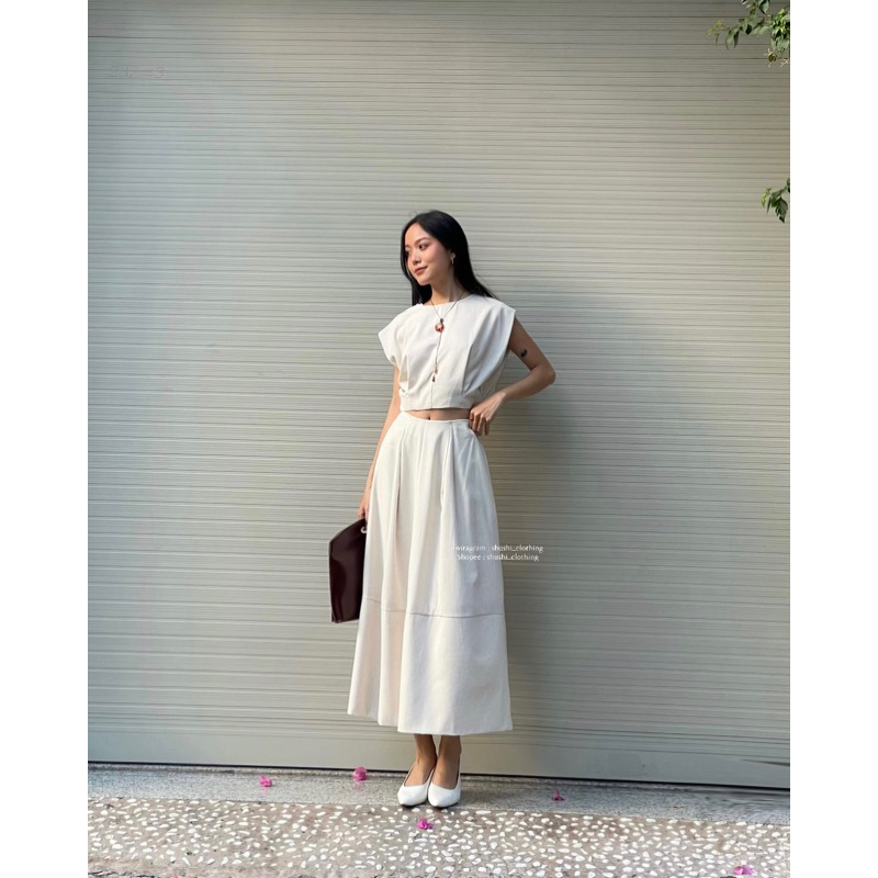 𝐋𝐢𝐚𝐦 𝐒𝐞𝐭 - Set Áo Và Chân Váy Linen