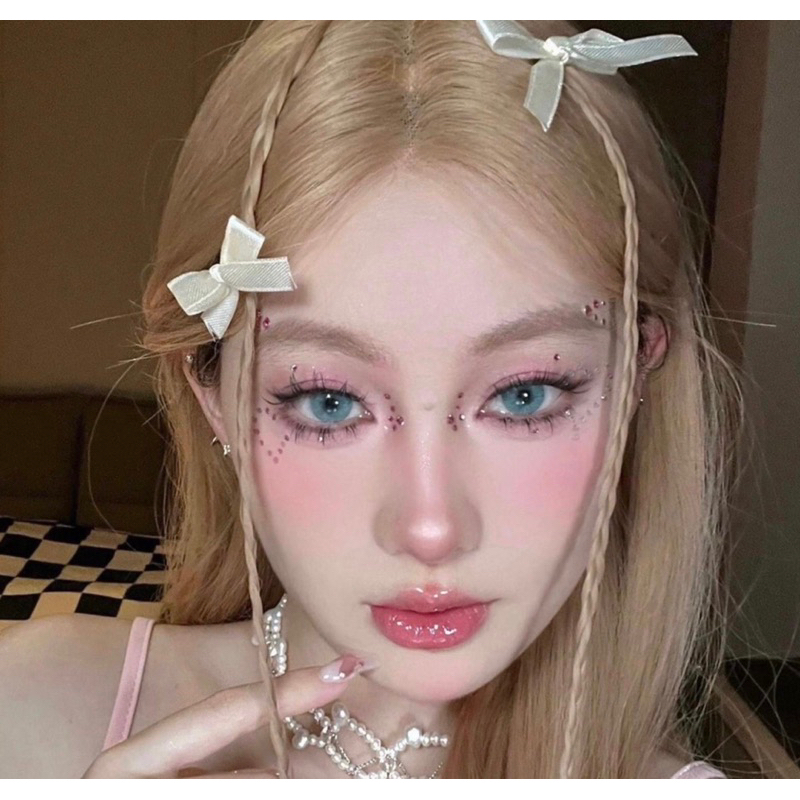 Kính áp tròng lens xanh ngọc tone tây sáng 🩵- hạn sử dụng 12 tháng