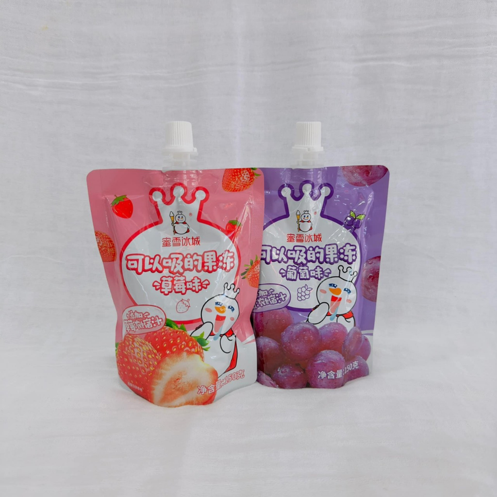 Thạch hút Mixue siêu cuốn