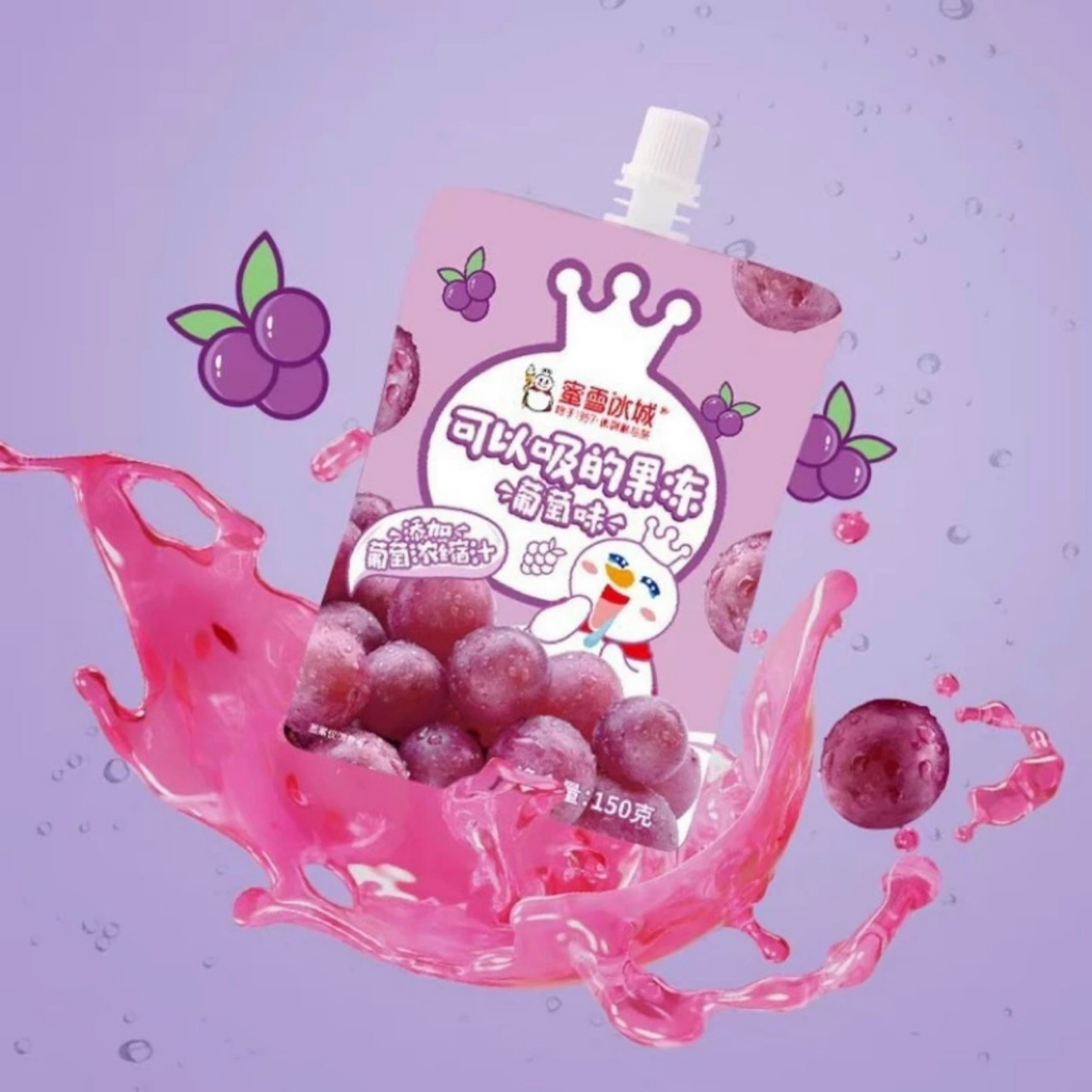 Thạch hút Mixue siêu cuốn