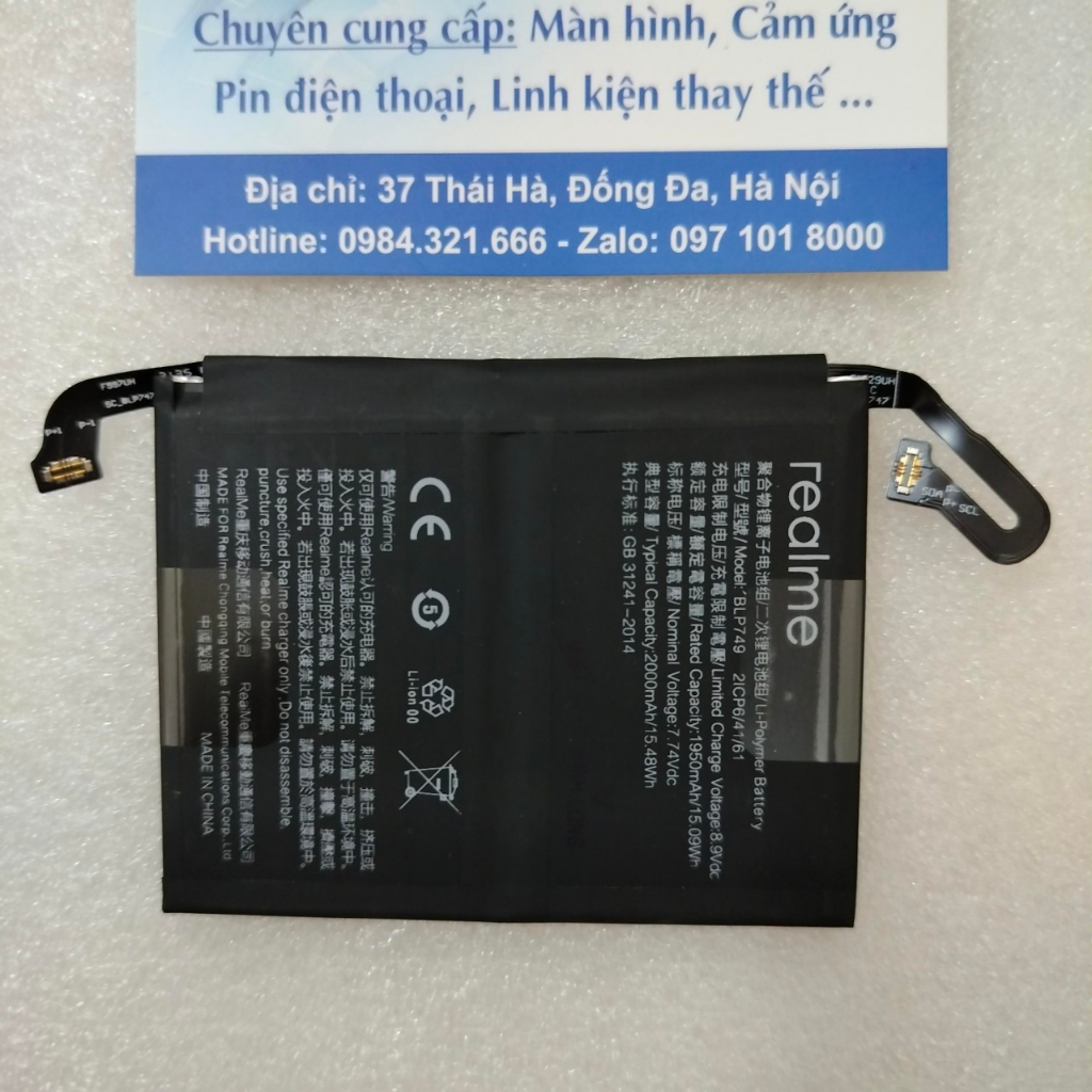 Pin Oppo Realme X2 Pro Blp749 / 3900Mah