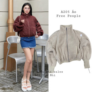 A205 áo khoác lông free people