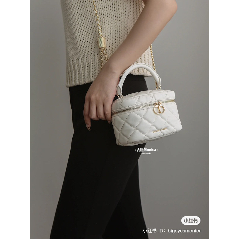 Túi quai xách nữ mini chần bông trám