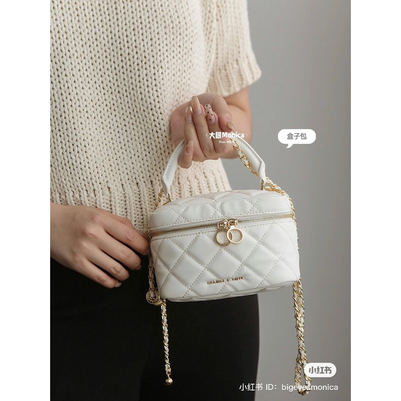 Túi quai xách nữ mini chần bông trám