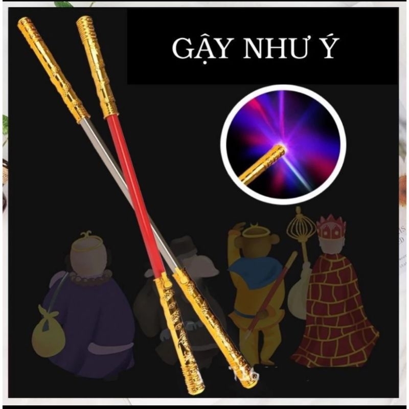 Đồ Chơi Gậy Như Ý Tôn Ngộ Không Phát sáng 2 đầu