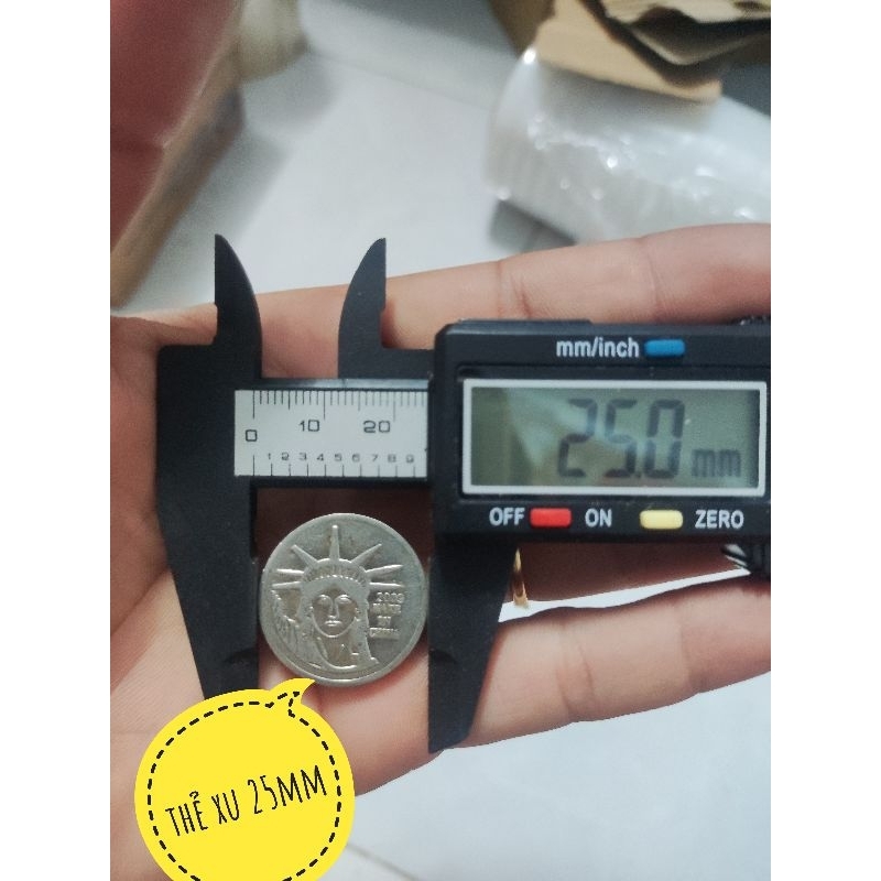 Xu thẻ game 25mm  cũ đã sử dụng