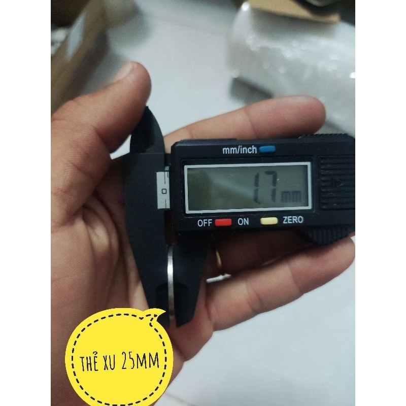 Xu thẻ game 25mm  cũ đã sử dụng