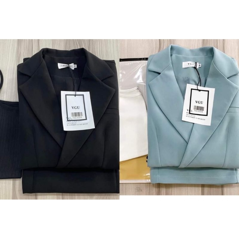 SIÊU PHẨM SET VEST OVERSIZE + CHÂN VÁY