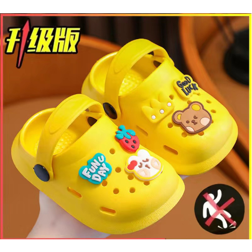 Dép cho bé trai và bé gái, siêu nhẹ chống trượt ,đế mềm ,họa tiết dễ thương