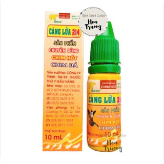 2 chai căng lửa 214 - sản phẩm chuyên dùng cho chim hót, chim đá